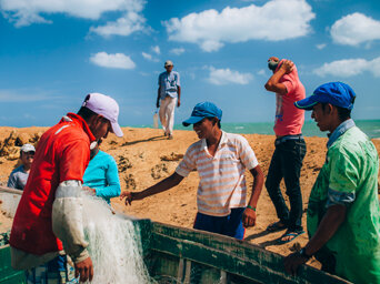 Fishermen supported by WFP to increase access to means of livelihood and nutritious meals in Colombia