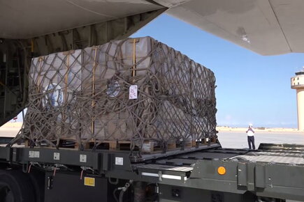 Urgently Needed Humanitarian Aid Arrives at the Border as Gaza Risks Running Out of Food (For The Media)
